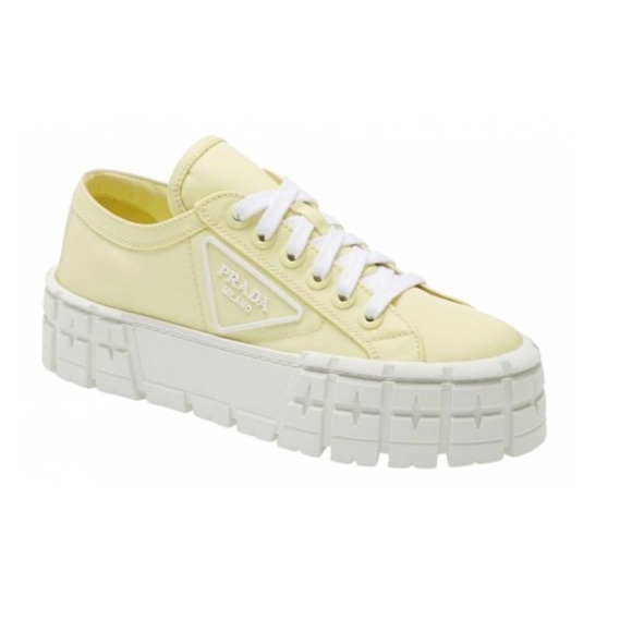 Prada Double Wheel Nylon Sneaker, size 37 - Picture 1 of 6